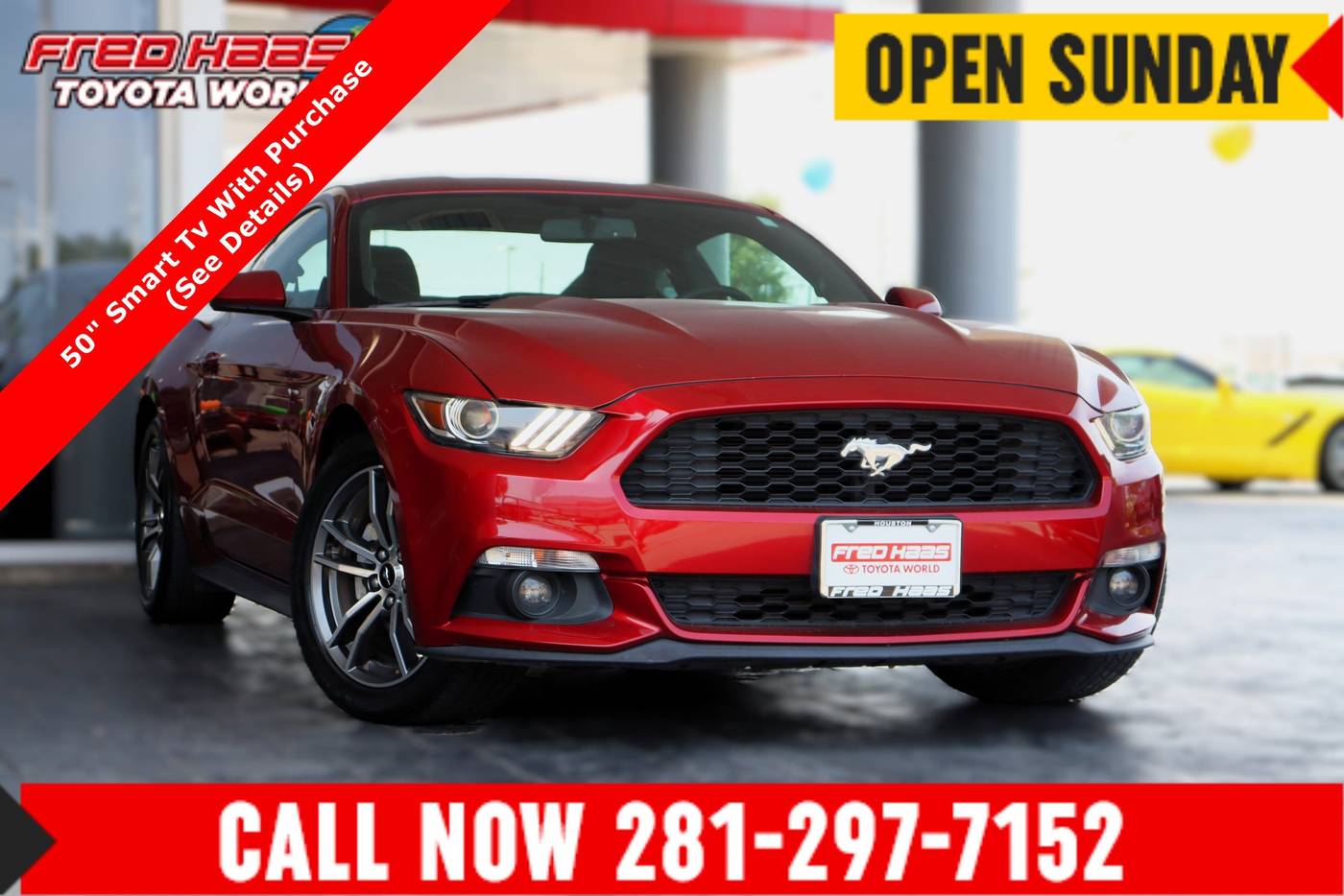 2016 Ford Mustang EcoBoost — Coupe — 80,083 mi — Spring, TX
