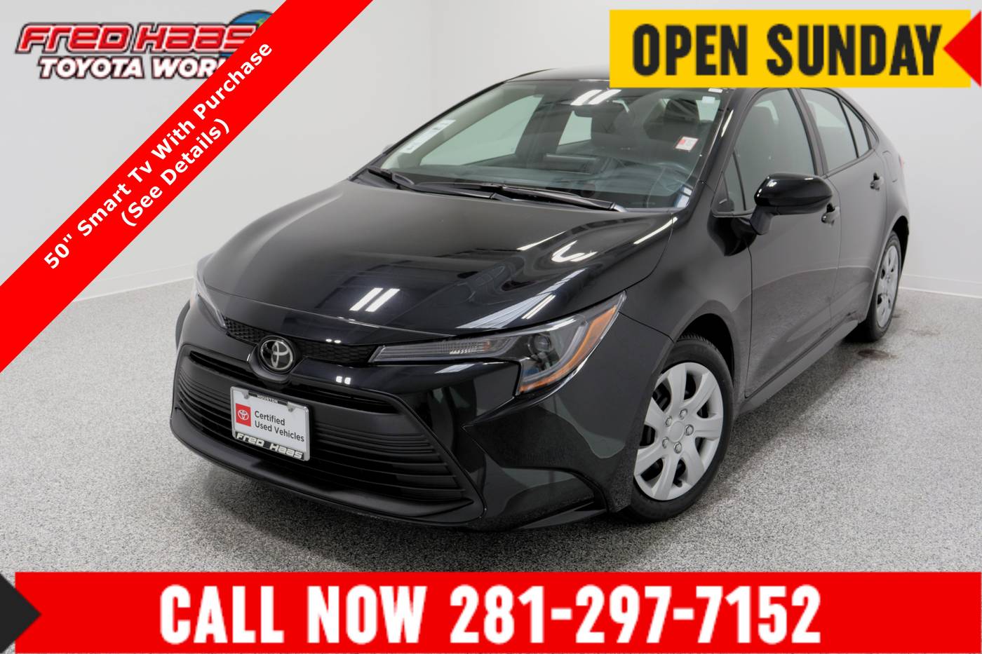 2025 Toyota Corolla LE — Sedan — 5 mi — Spring, TX