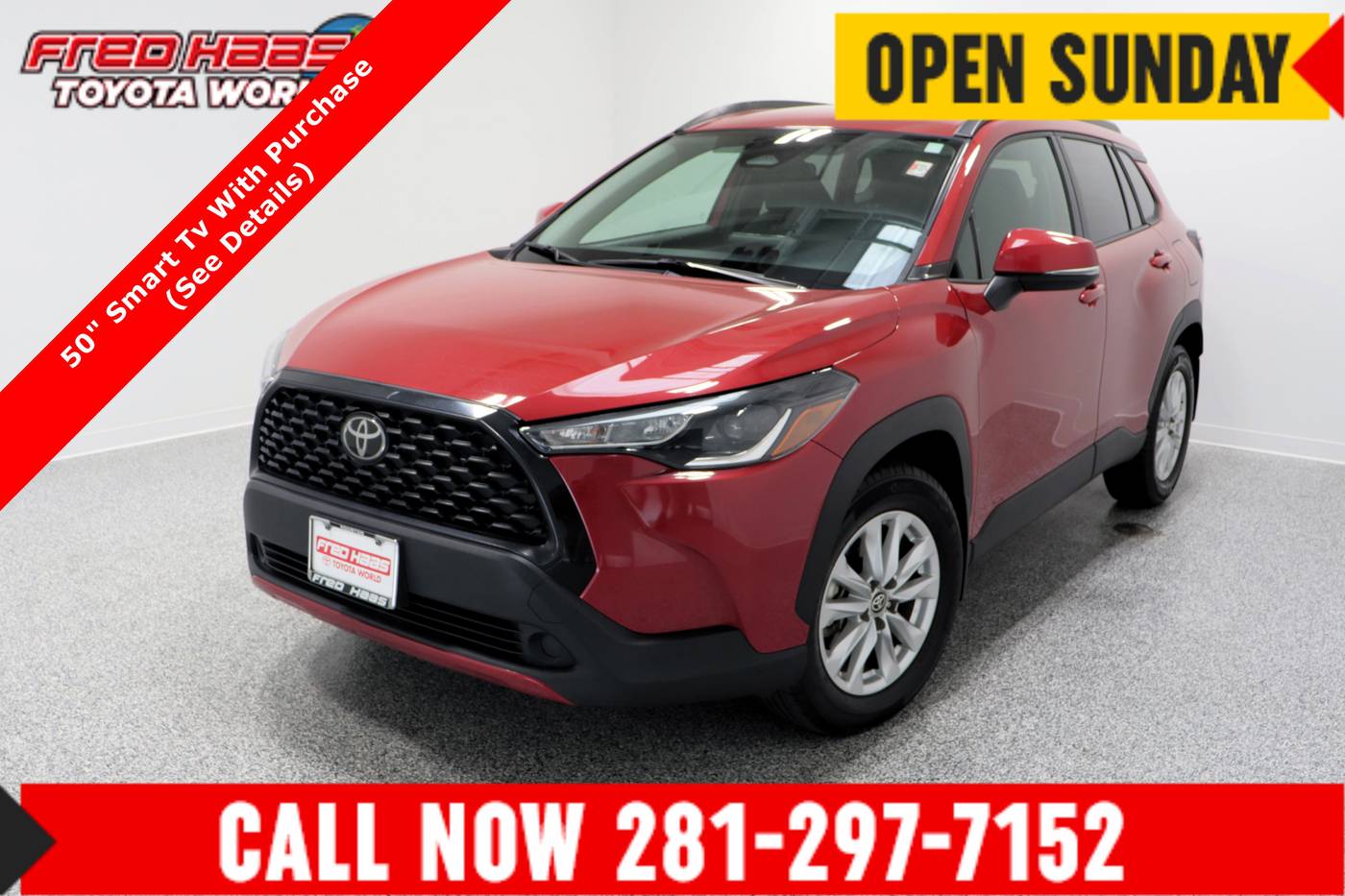 2023 Toyota Corolla Cross LE — SUV — 53,868 mi — Spring, TX