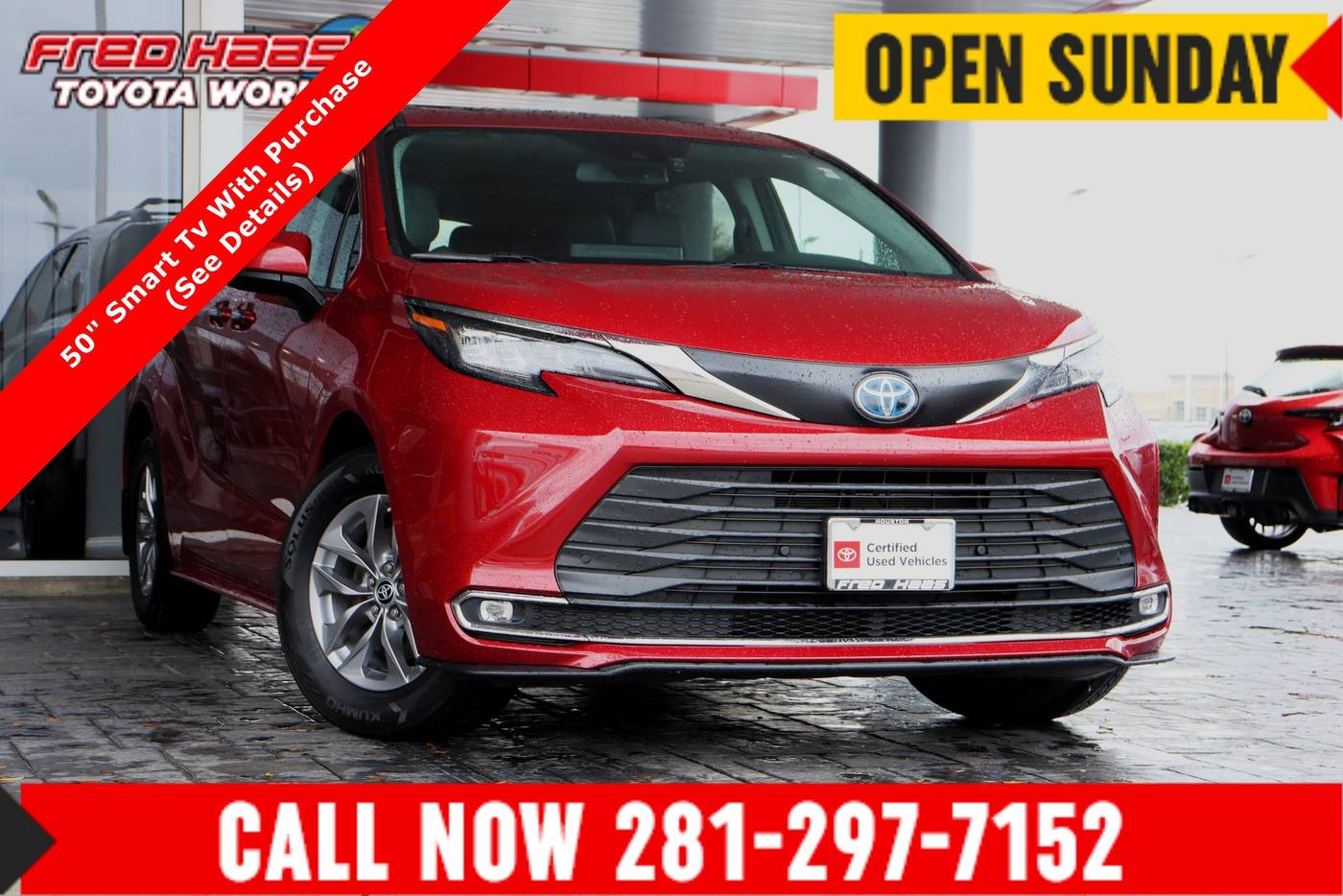 2023 Toyota Sienna XLE — Minivan — 21,467 mi — Spring, TX