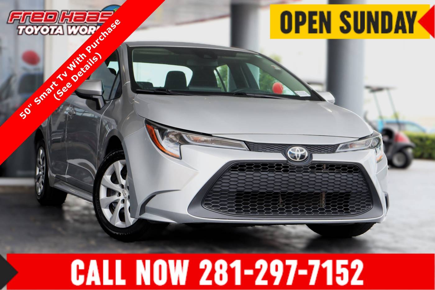 2022 Toyota Corolla LE — Sedan — 75,030 mi — Spring, TX