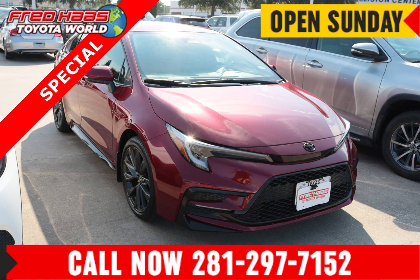 2025 Toyota Corolla SE — Sedan — 7,170 mi — Spring, TX