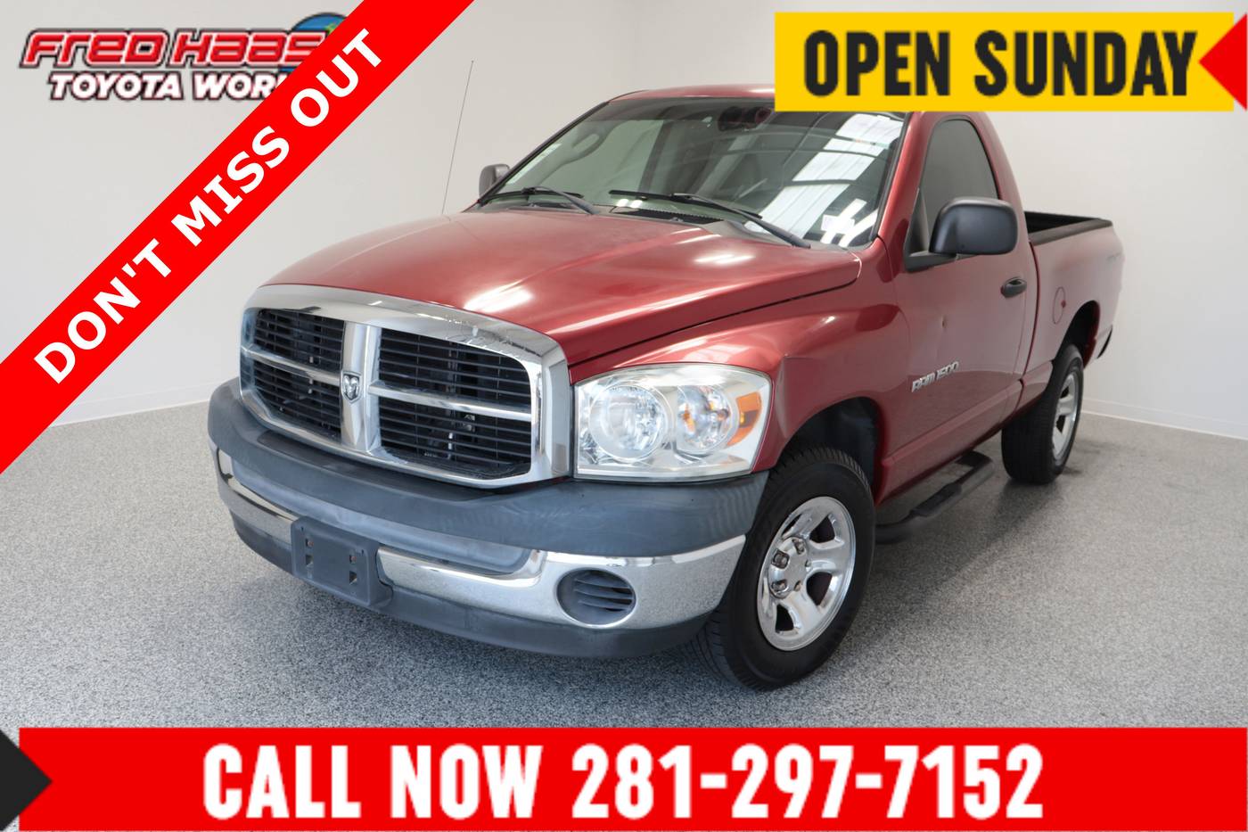 2007 Dodge Ram 1500 ST — Pickup Truck — 152,388 mi — Spring, TX