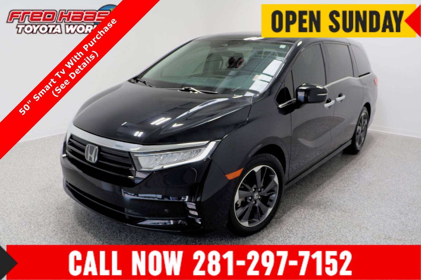2022 Honda Odyssey Elite — Minivan — 59,087 mi — Spring, TX