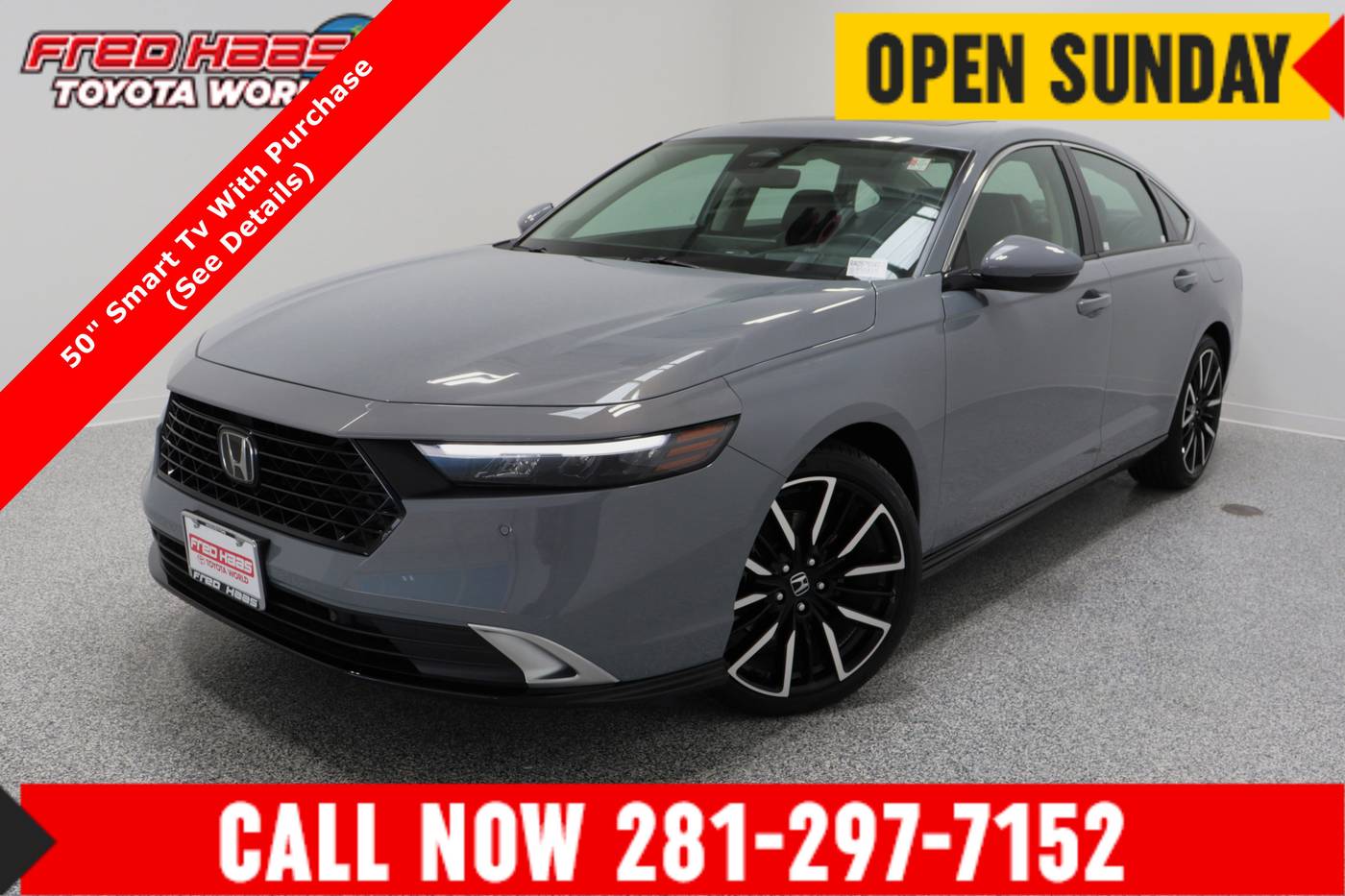 2024 Honda Accord Hybrid Touring — Sedan — 6,400 mi — Spring, TX