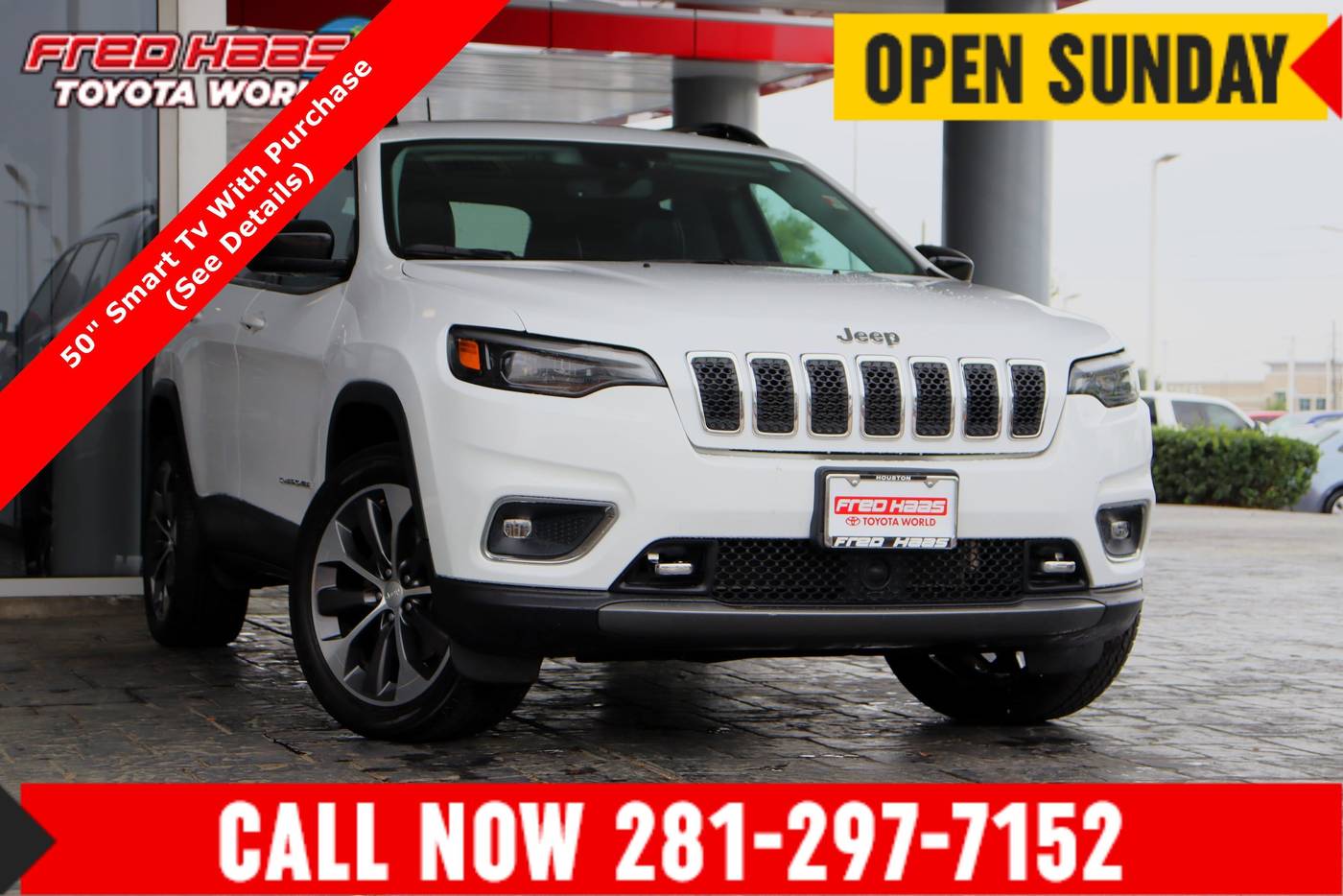 2022 Jeep Cherokee Limited — SUV — 51,423 mi — Spring, TX