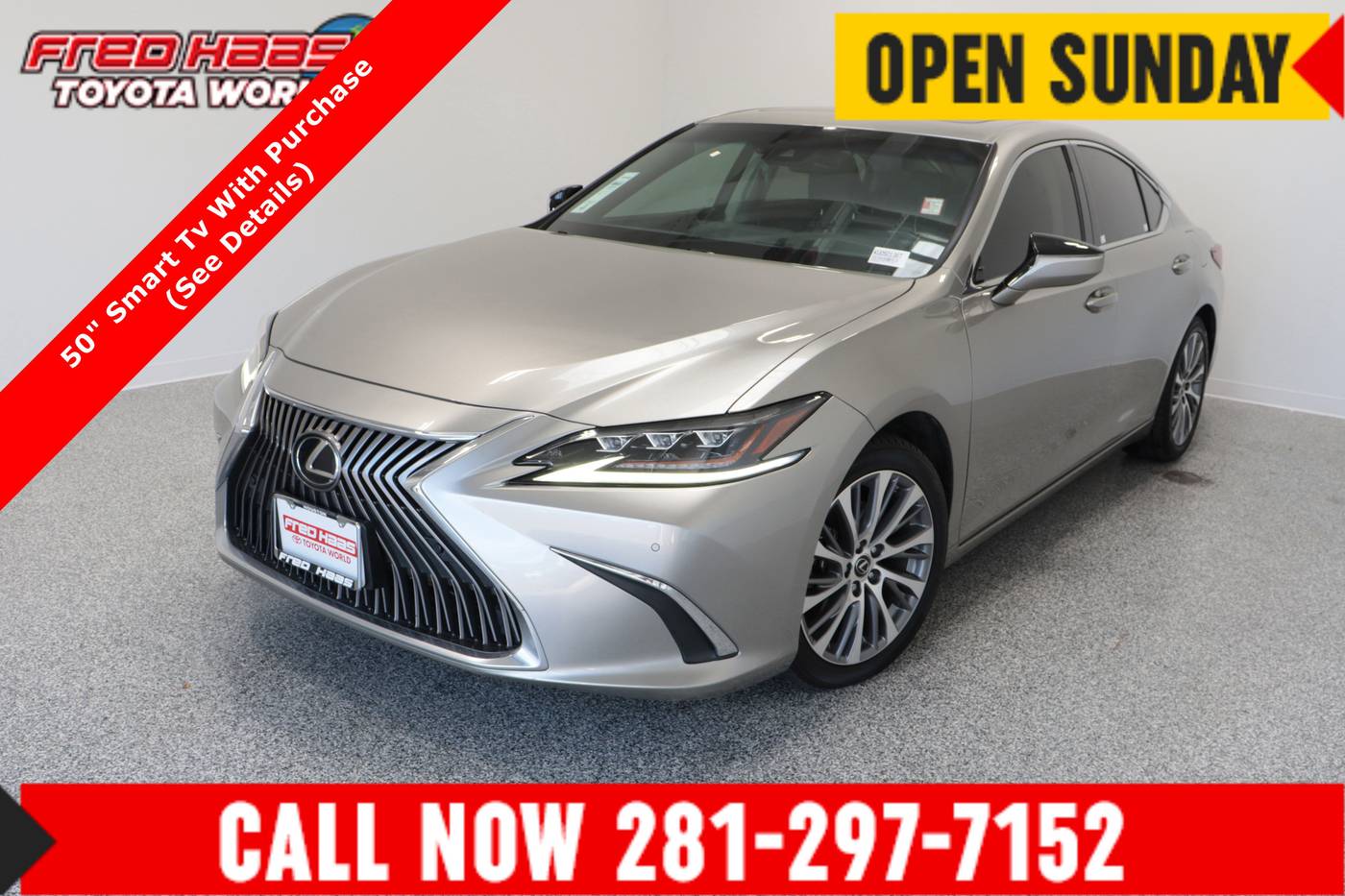 2019 Lexus ES ES 350 Luxury — Sedan — 31,772 mi — Spring, TX