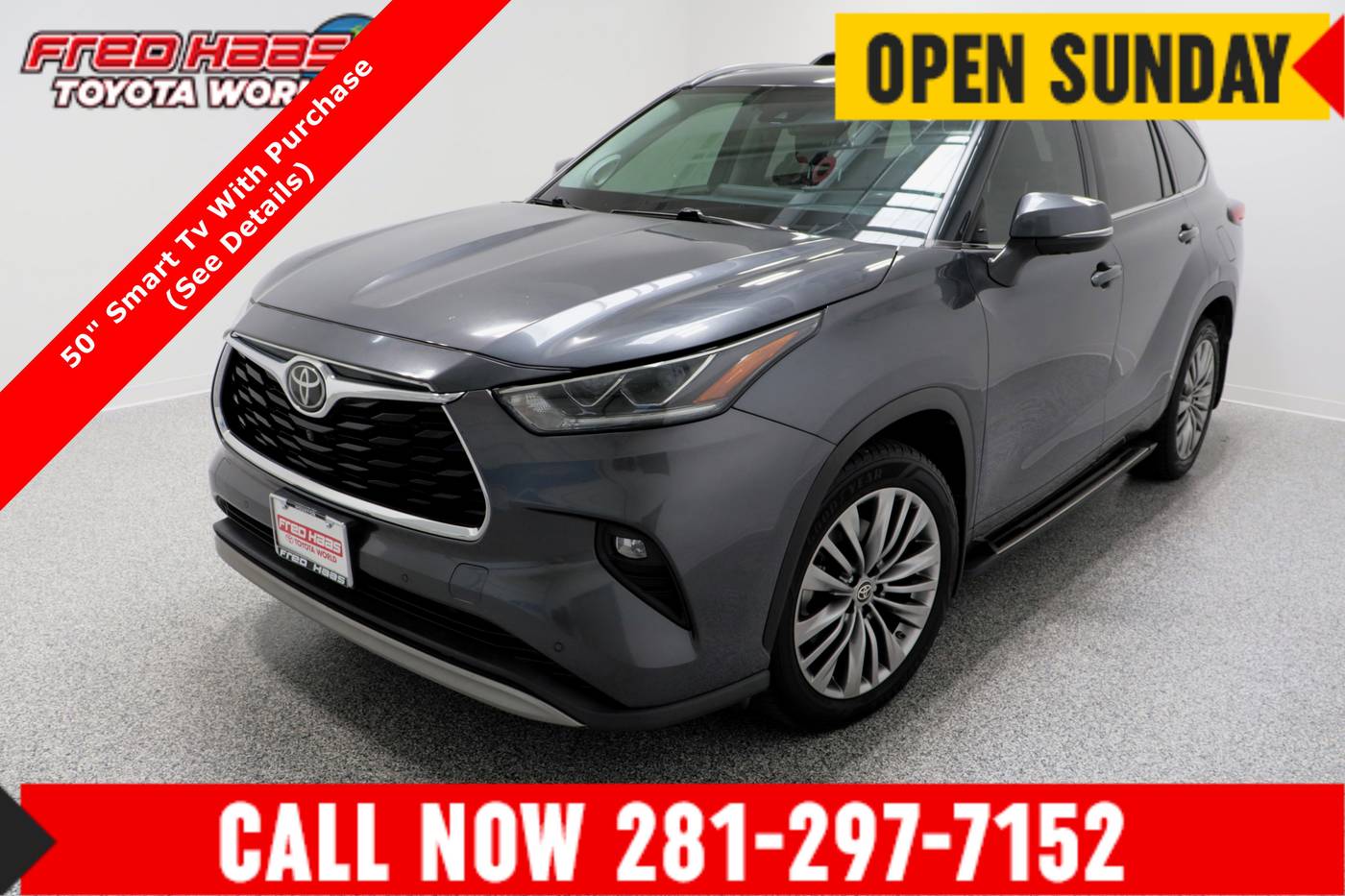 2020 Toyota Highlander Platinum — SUV — 93,518 mi — Spring, TX