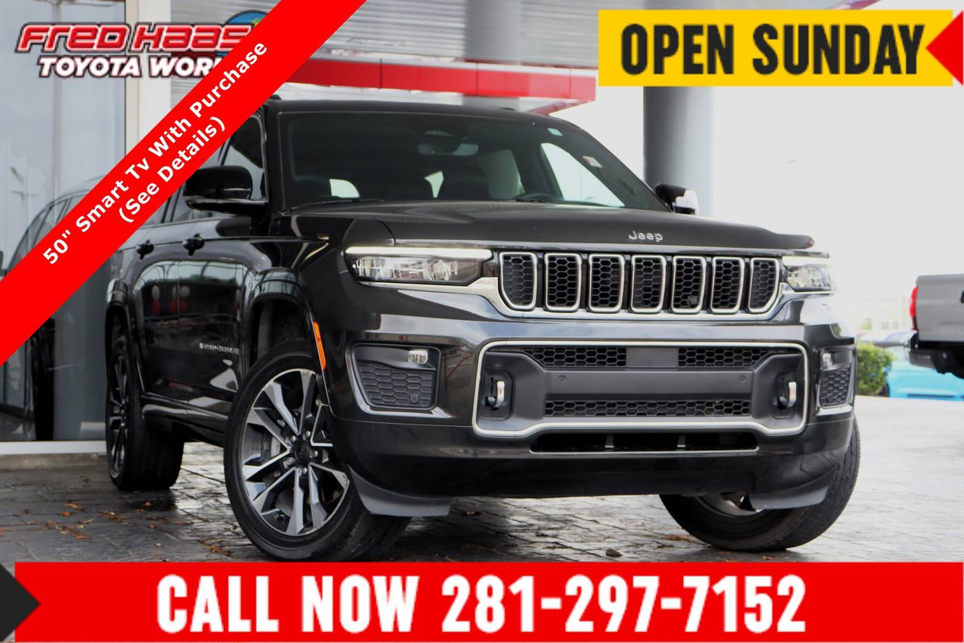 2022 Jeep Grand Cherokee Overland — SUV — 45,567 mi — Spring, TX