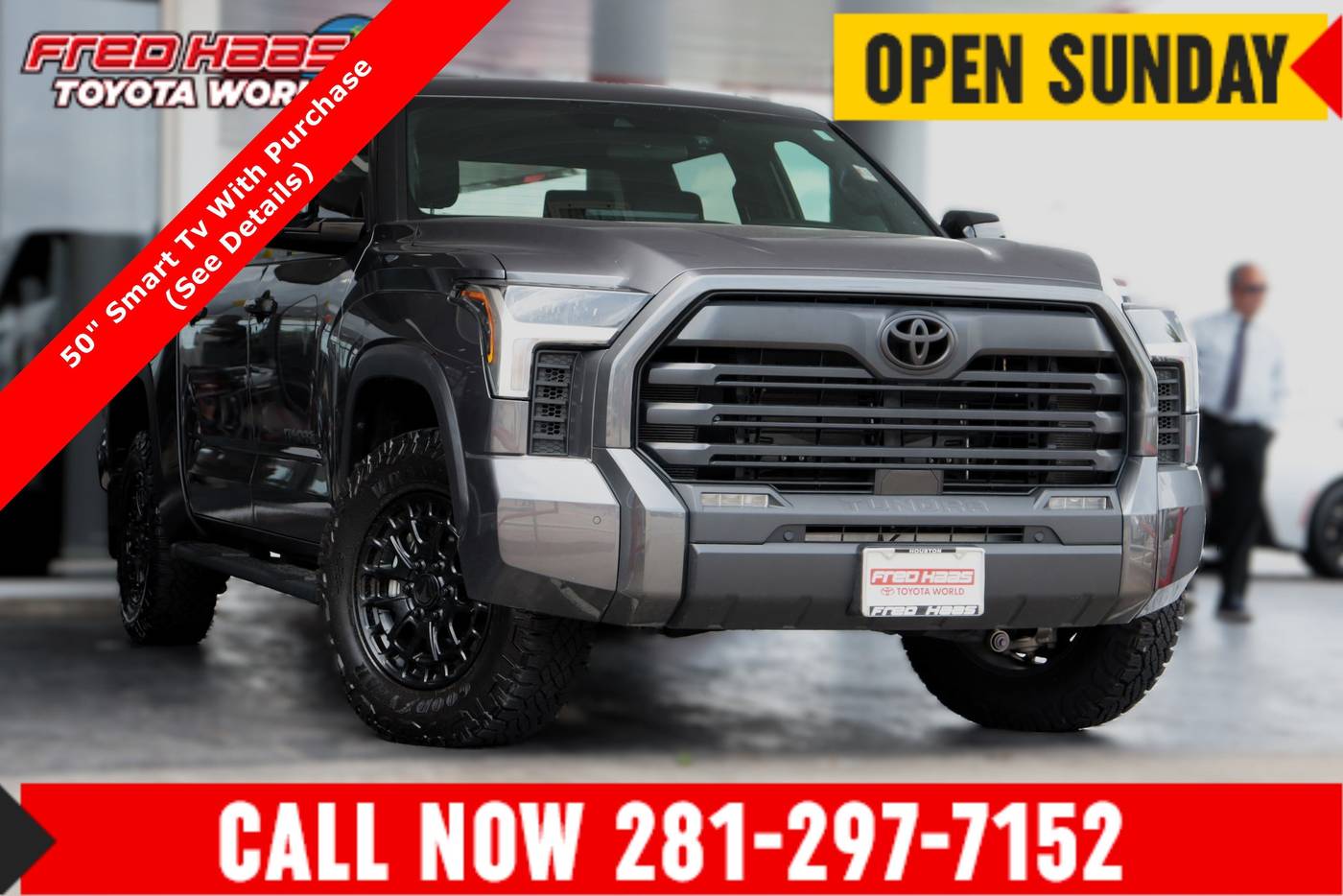 2025 Toyota Tundra SR5 — Pickup Truck — 9,879 mi — Spring, TX