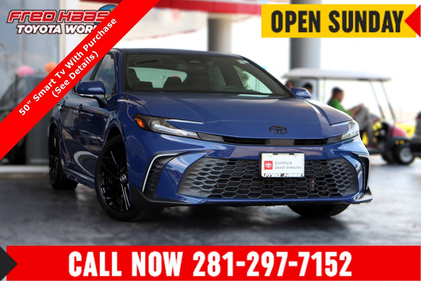 2025 Toyota Camry SE — Sedan — 5,809 mi — Spring, TX
