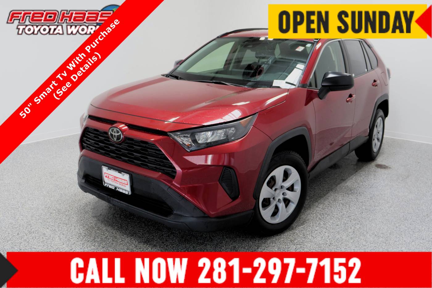 2019 Toyota RAV4 LE — SUV — 109,920 mi — Spring, TX