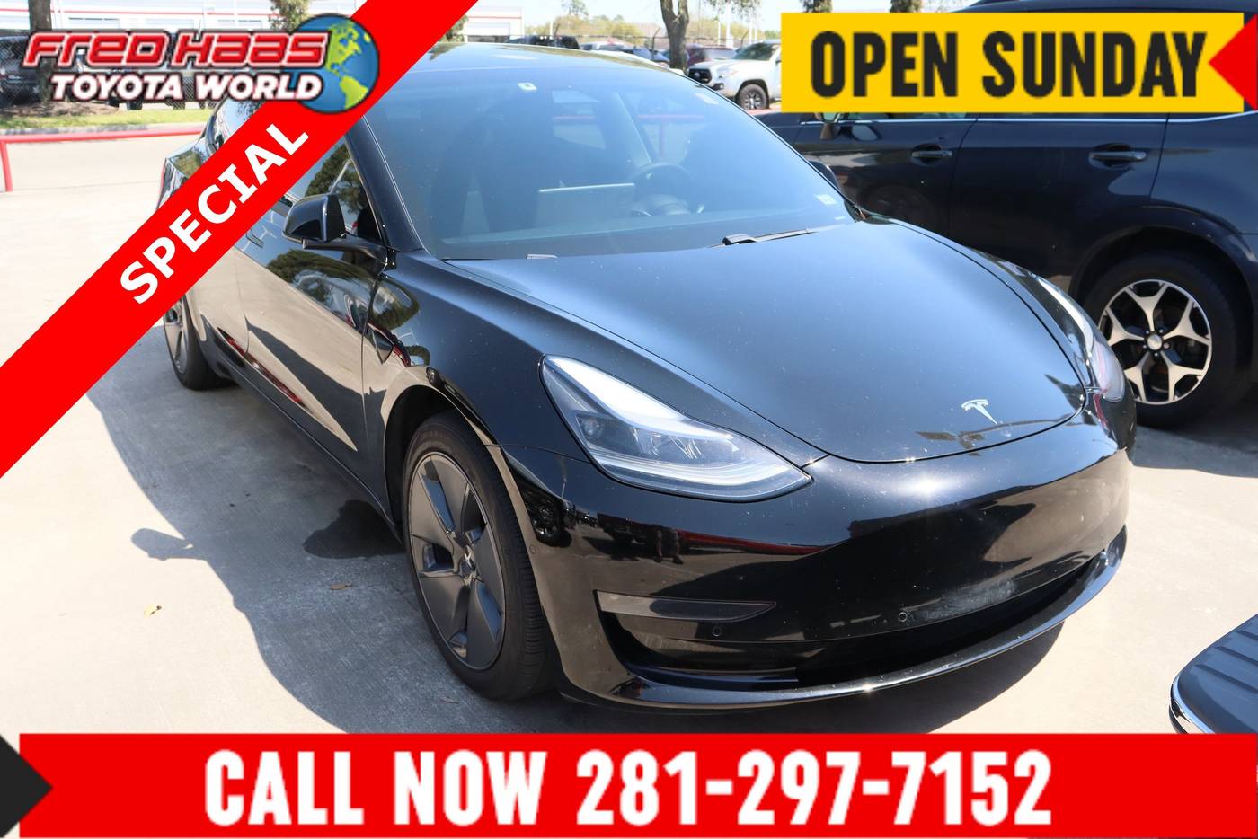 2021 Tesla Model 3 Standard Range Plus — Sedan — 48,596 mi — Spring, TX