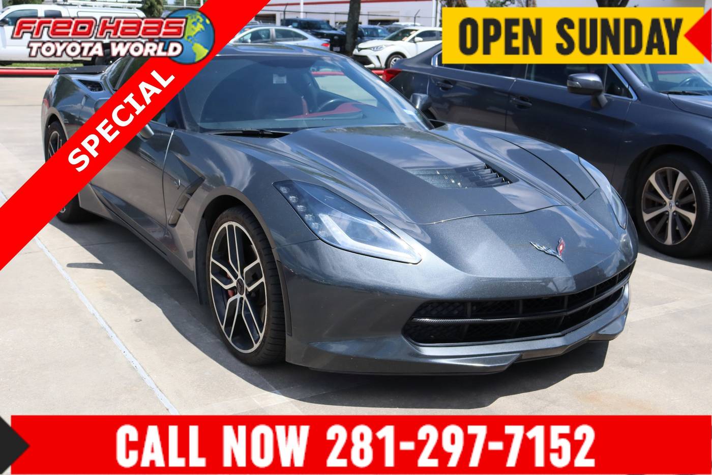 2017 Chevrolet Corvette 1LT — Coupe — 90,941 mi — Spring, TX