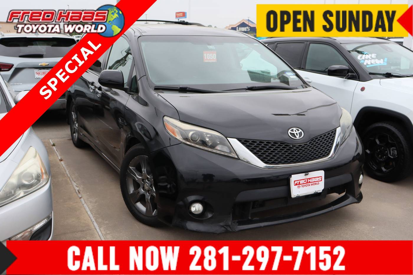 2015 Toyota Sienna SE Premium — Minivan — 168,916 mi — Spring, TX