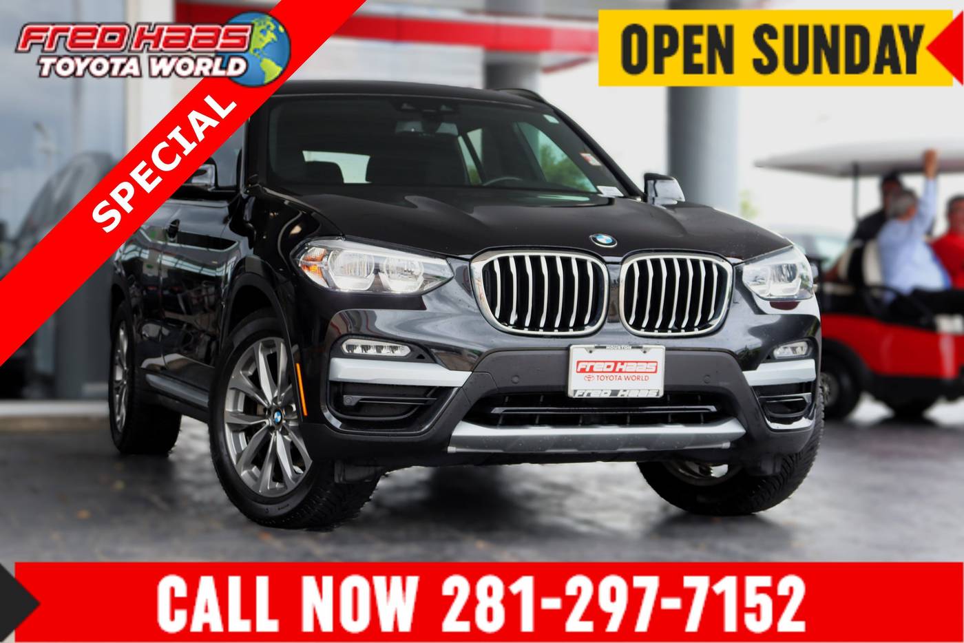 2019 BMW X3 30i — SUV — 46,267 mi — Spring, TX