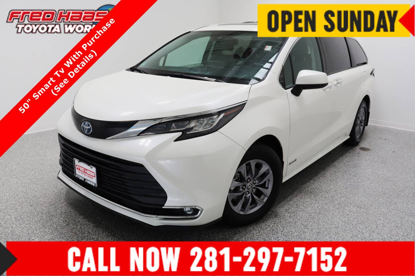 2021 Toyota Sienna XLE — Minivan — 95,441 mi — Spring, TX