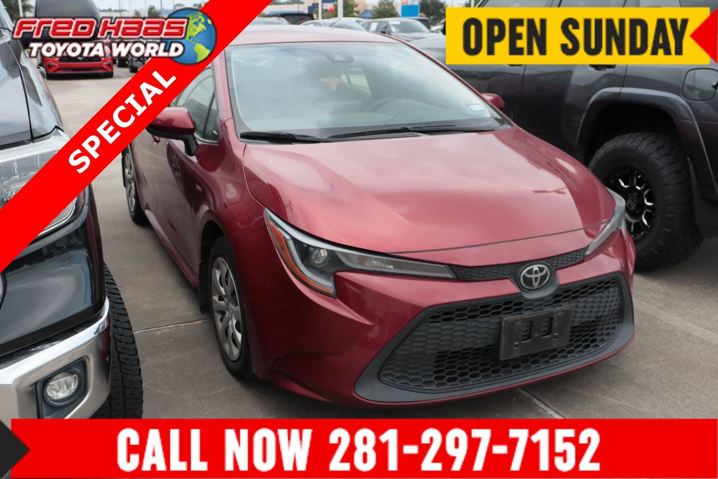 2022 Toyota Corolla LE — Sedan — 77,805 mi — Spring, TX