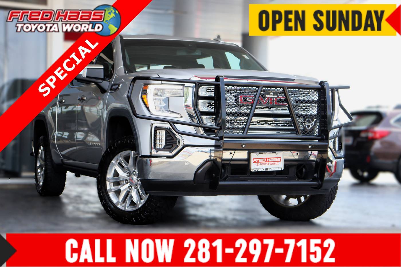 2021 GMC Sierra 1500 SLT — Pickup Truck — 73,687 mi — Spring, TX