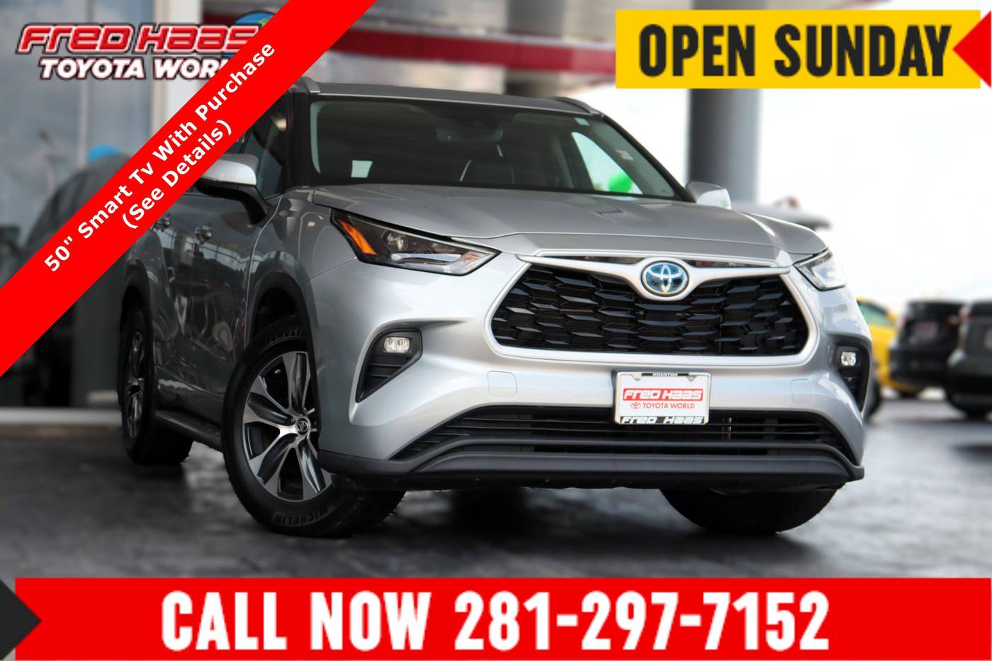2022 Toyota Highlander Hybrid XLE — SUV — 51,275 mi — Spring, TX