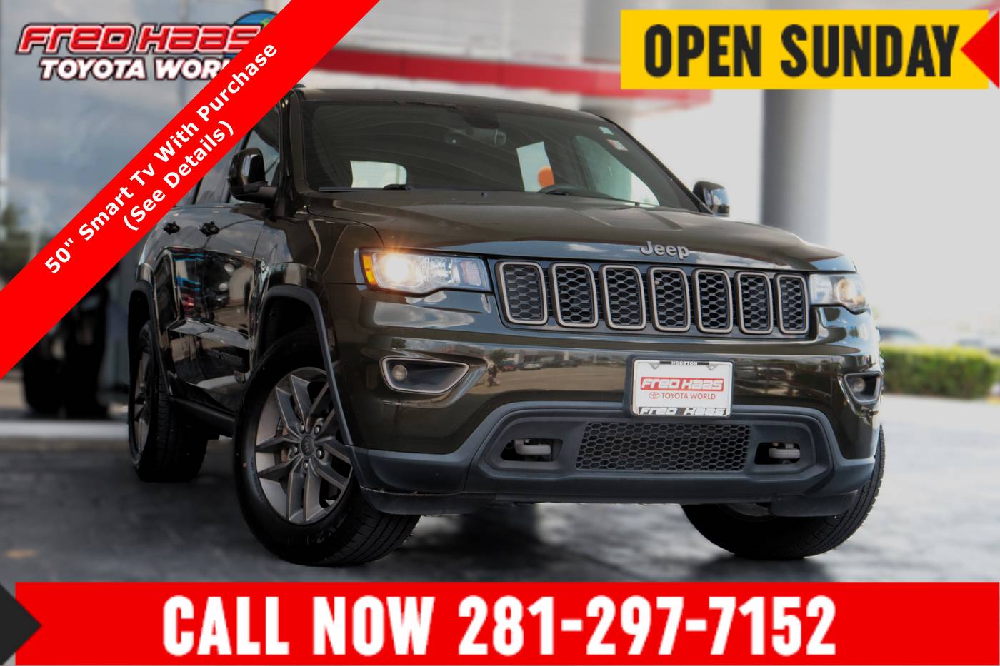 2017 Jeep Grand Cherokee 75th Anniversary — SUV — 99,697 mi — Spring, TX