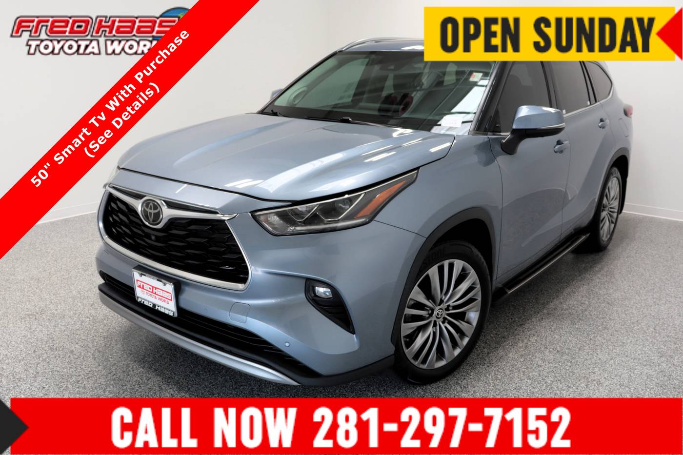 2021 Toyota Highlander Platinum — SUV — 33,441 mi — Spring, TX