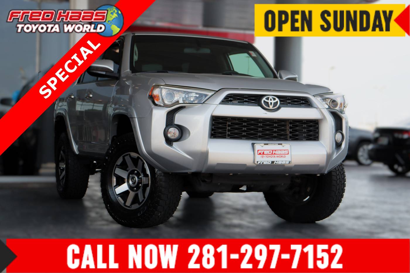 2018 Toyota 4Runner SR5 — SUV — 109,980 mi — Spring, TX