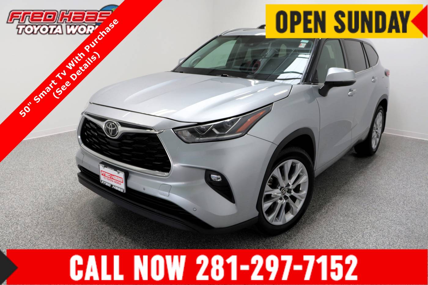 2021 Toyota Highlander Limited — SUV — 131,494 mi — Spring, TX