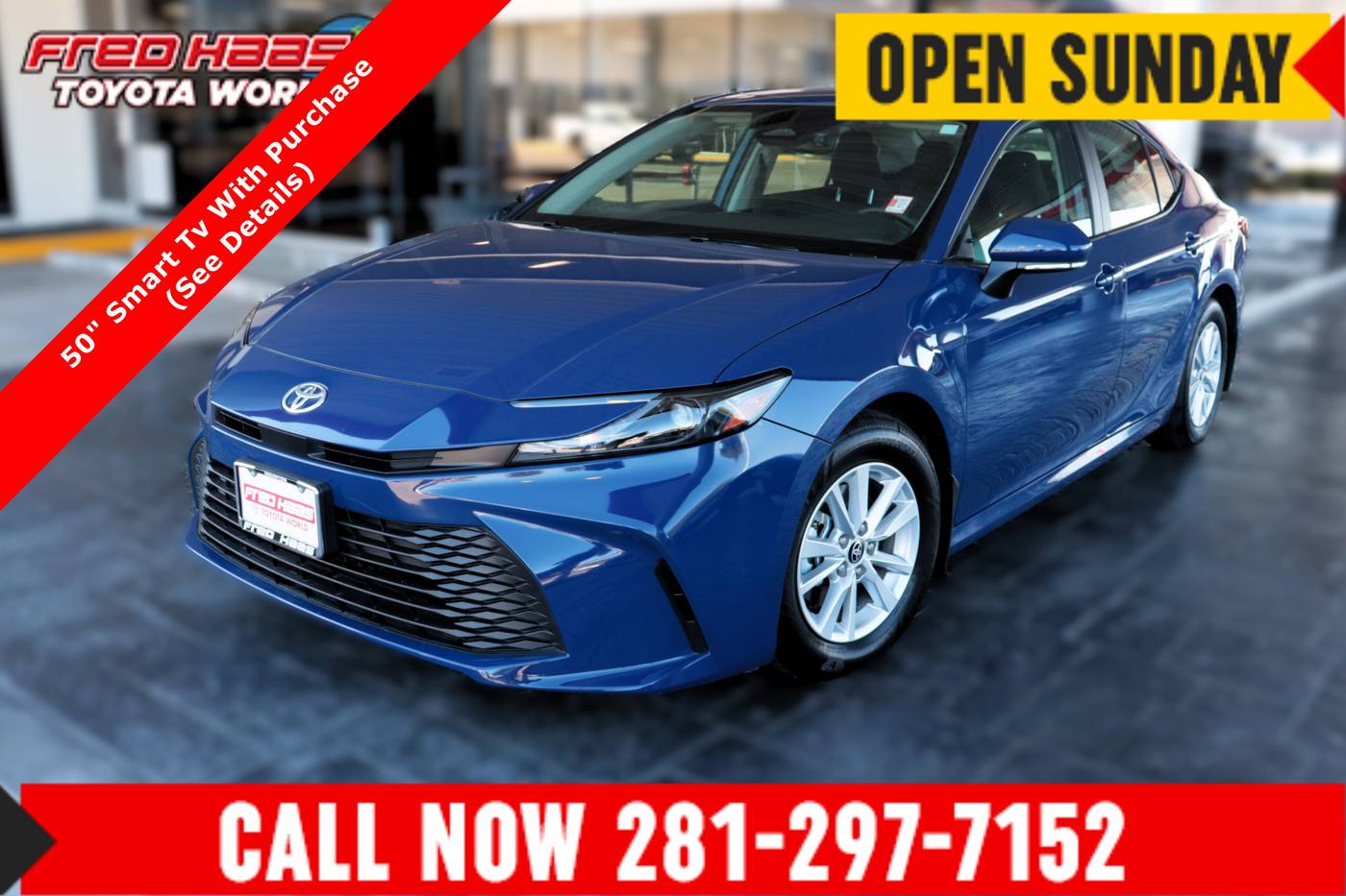 2025 Toyota Camry Hybrid LE — Sedan — 7,381 mi — Spring, TX