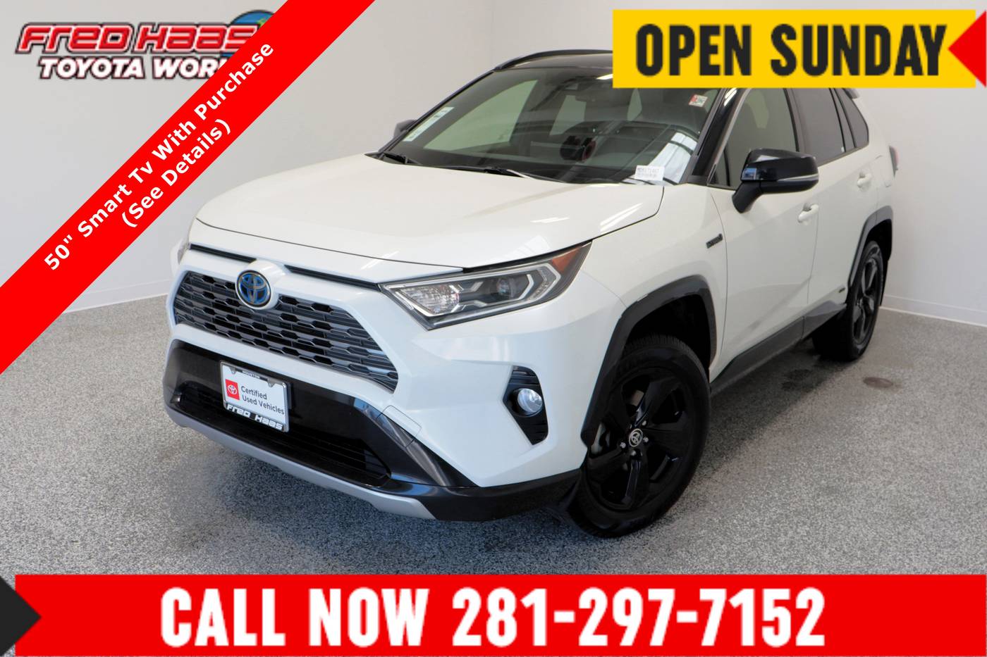 2021 Toyota RAV4 Hybrid XSE — SUV — 103,171 mi — Spring, TX