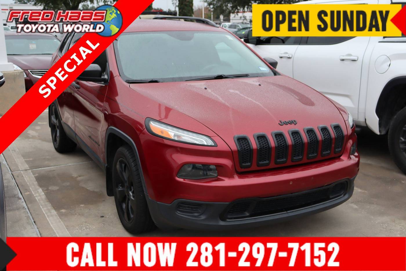2017 Jeep Cherokee Sport — SUV — 90,115 mi — Spring, TX