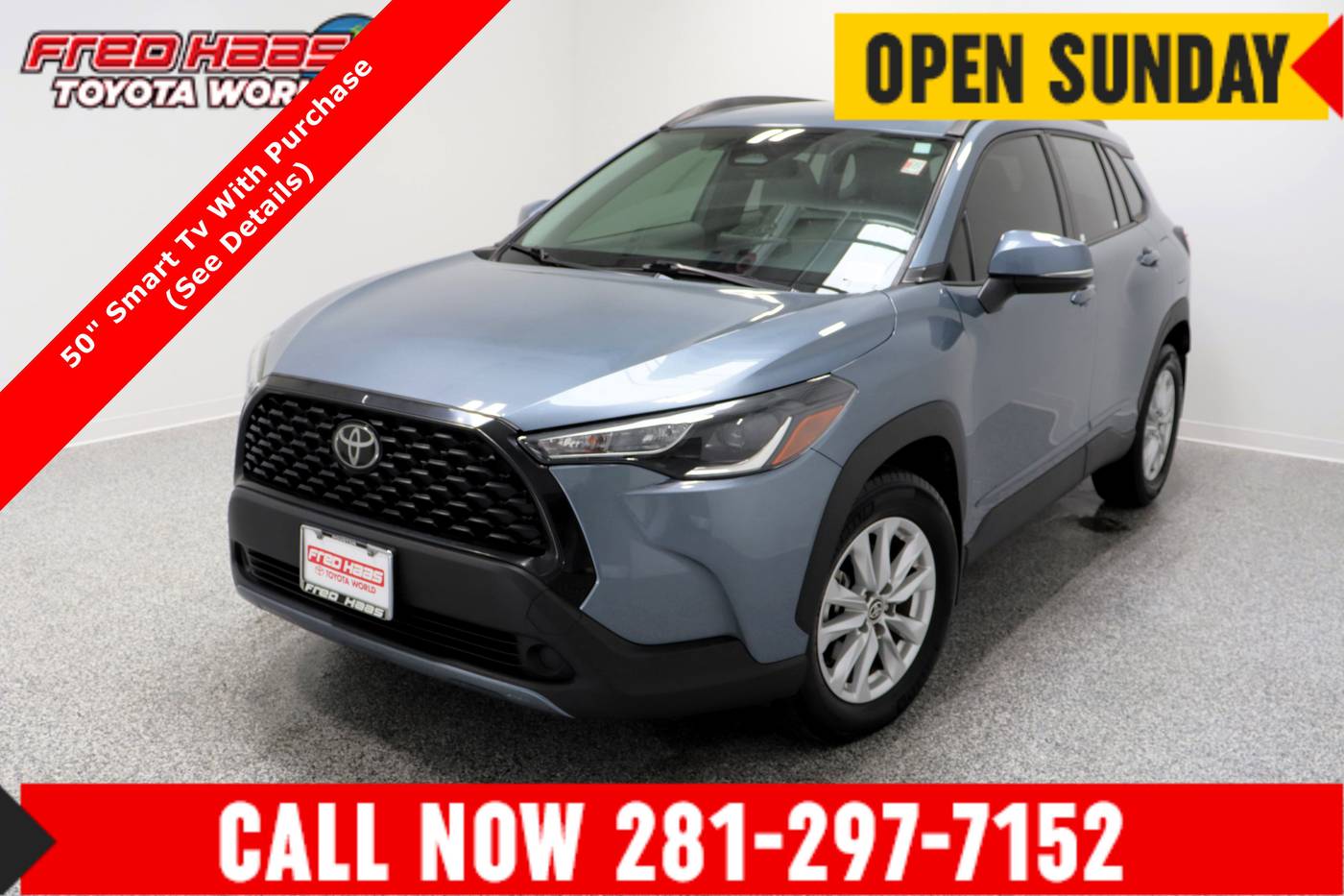 2023 Toyota Corolla Cross LE — SUV — 24,120 mi — Spring, TX
