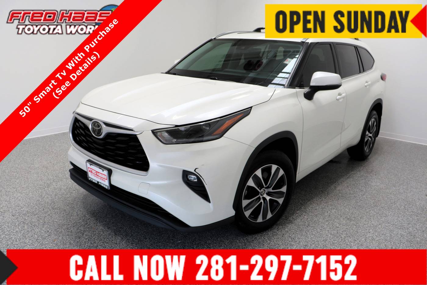 2021 Toyota Highlander XLE — SUV — 47,970 mi — Spring, TX