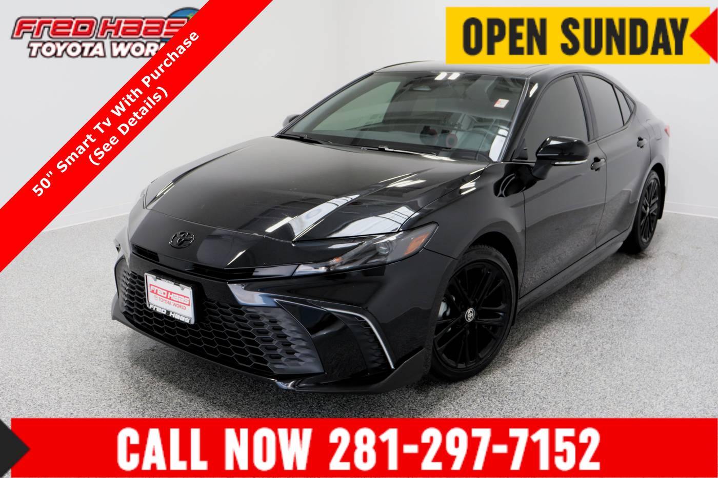 2025 Toyota Camry Hybrid SE — Sedan — 2,002 mi — Spring, TX