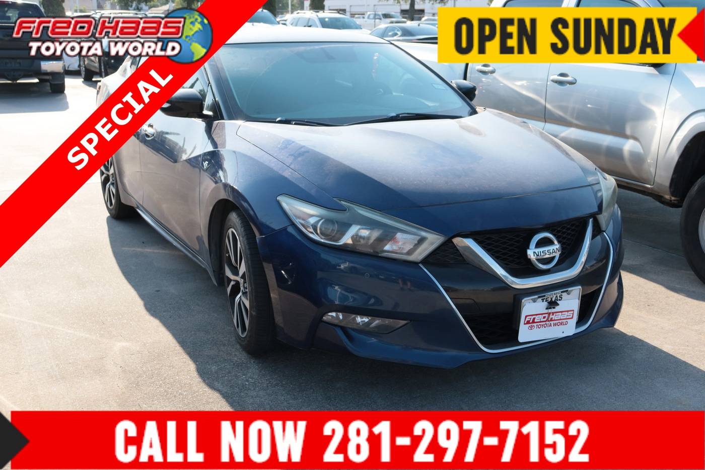 2018 Nissan Maxima SV — Sedan — 102,550 mi — Spring, TX