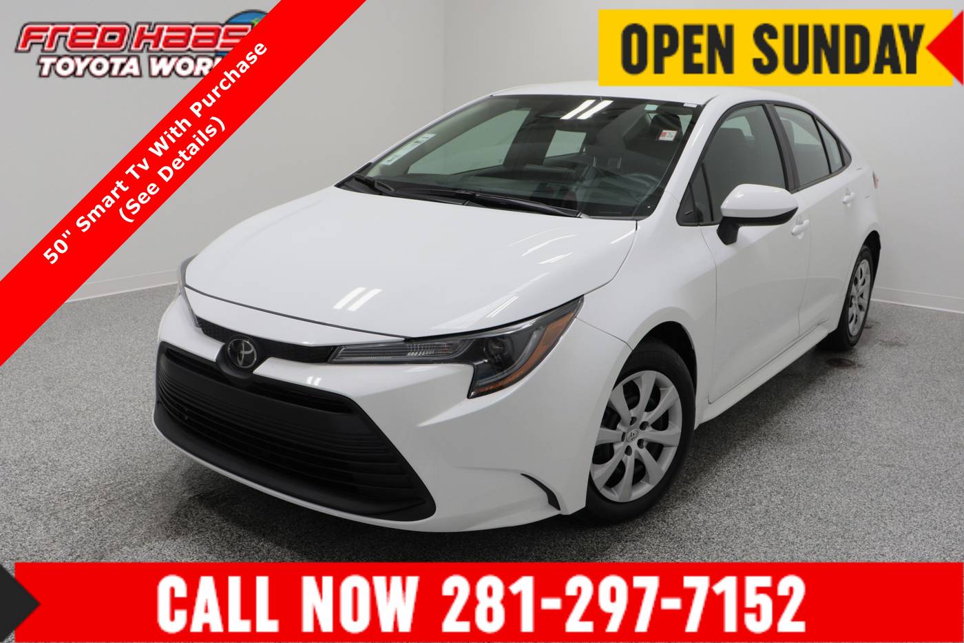 2025 Toyota Corolla LE — Sedan — 5,614 mi — Spring, TX