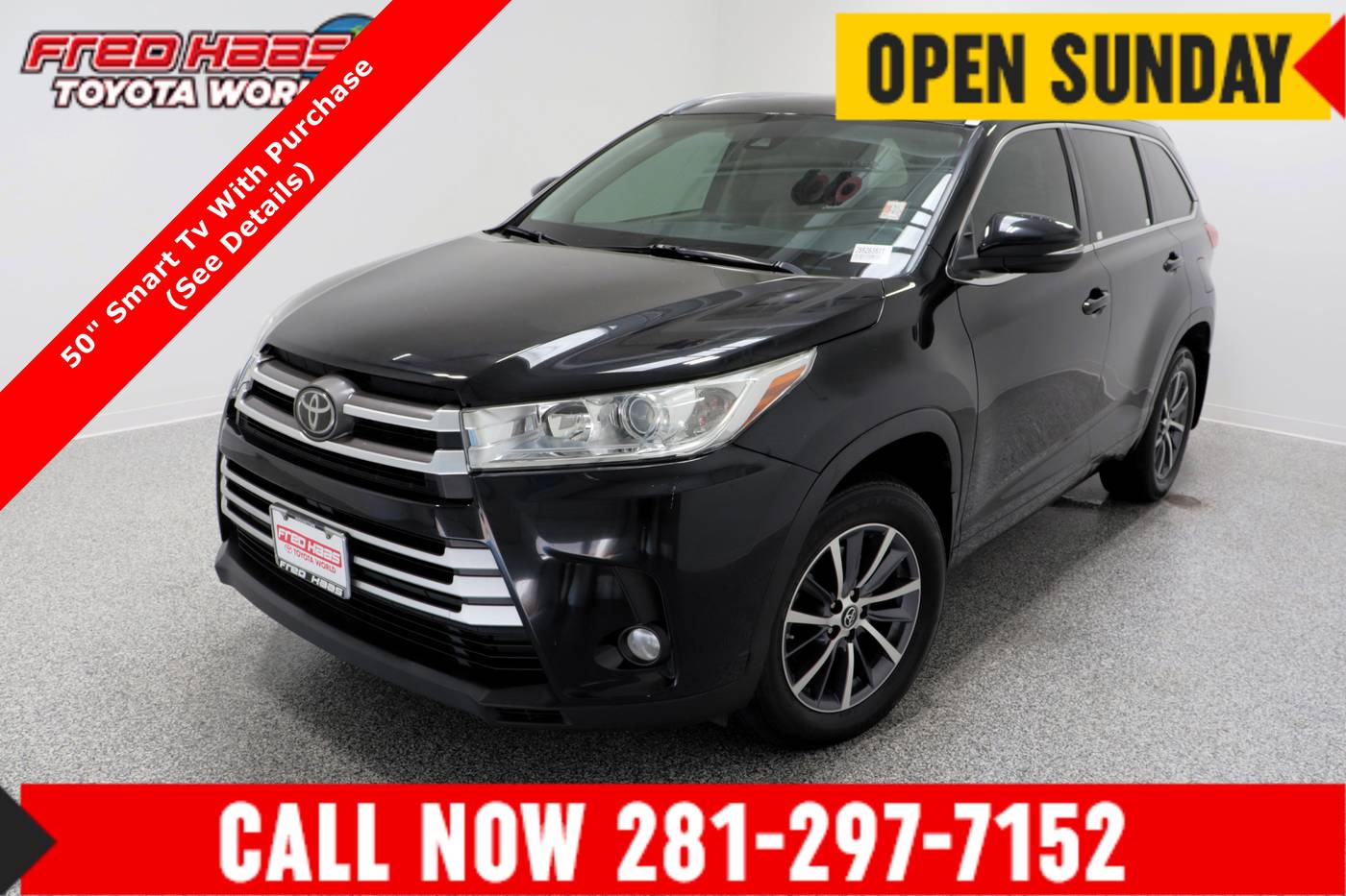 2018 Toyota Highlander XLE — SUV — 109,737 mi — Spring, TX