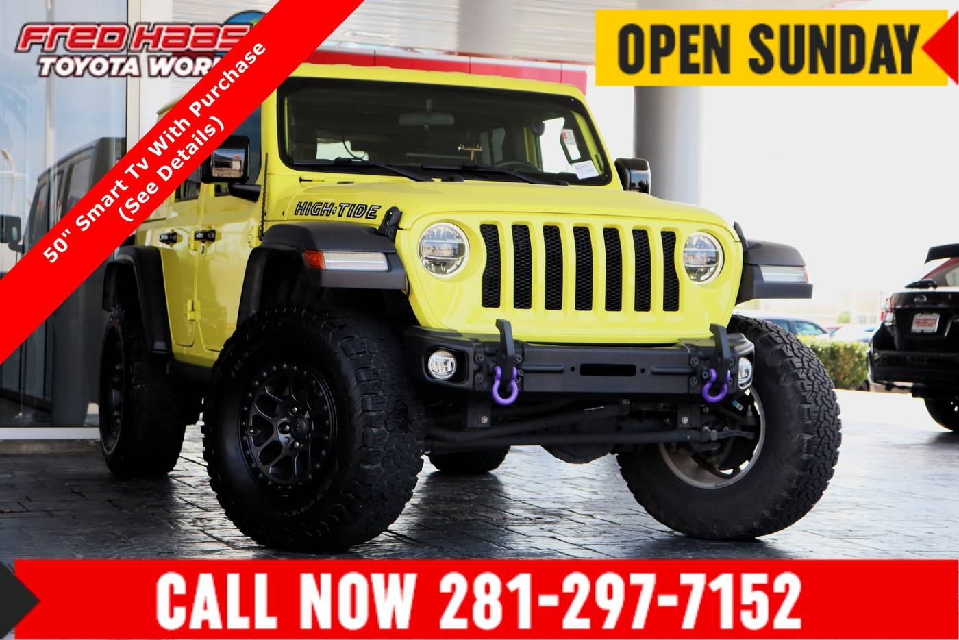 2022 Jeep Wrangler High Tide — SUV — 39,700 mi — Spring, TX
