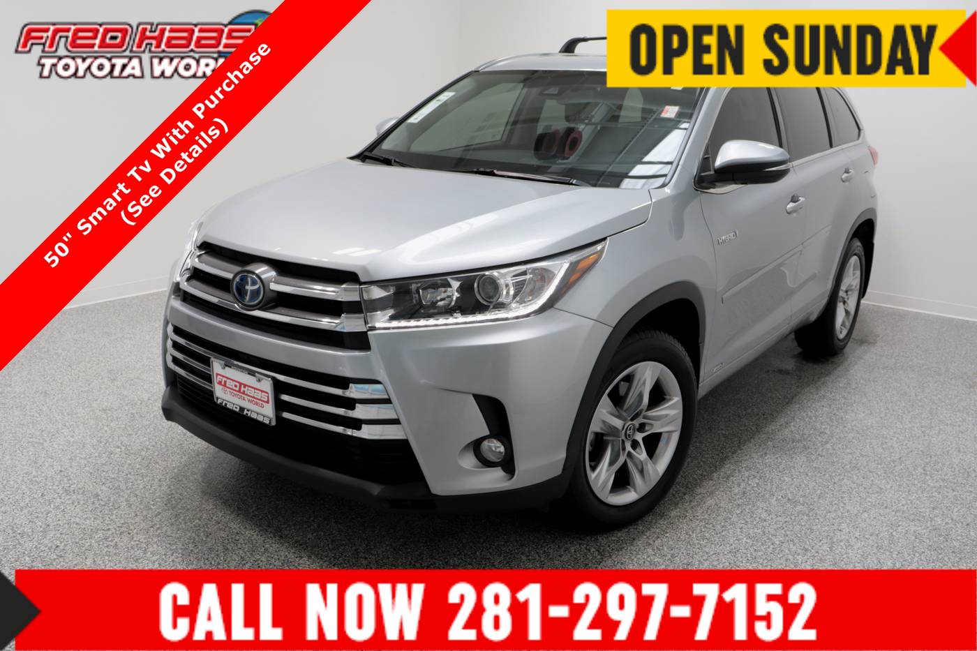 2018 Toyota Highlander Hybrid Limited — SUV — 89,244 mi — Spring, TX