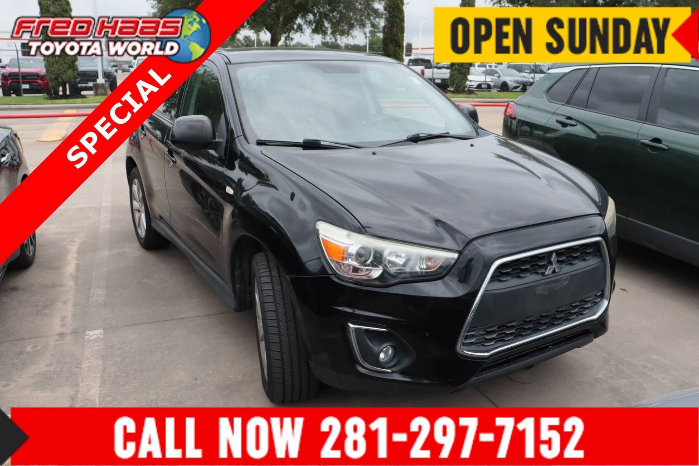 2014 Mitsubishi Outlander Sport SE — SUV — 113,365 mi — Spring, TX