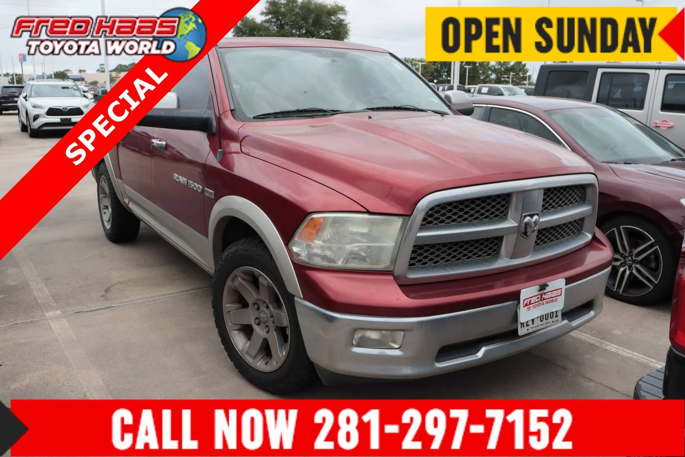 2011 Ram 1500 Laramie — Pickup Truck — 129,990 mi — Spring, TX