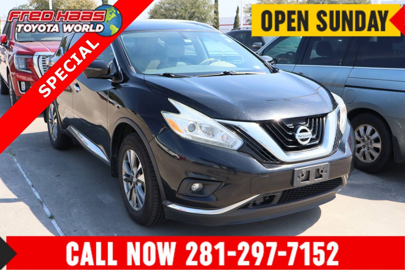 2016 Nissan Murano SL — SUV — 117,873 mi — Spring, TX