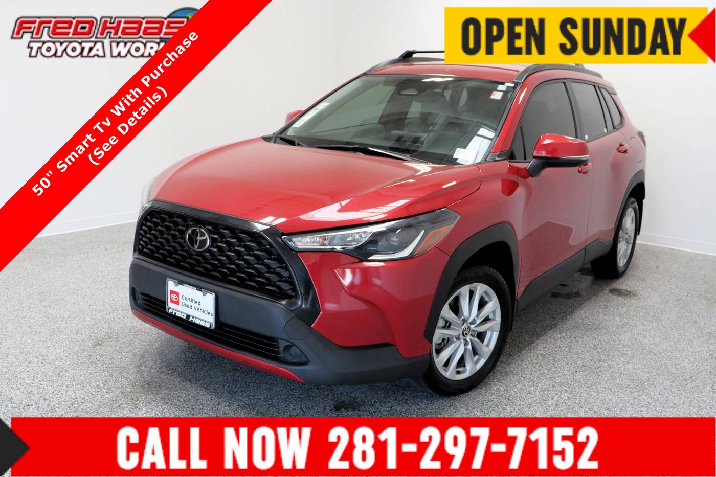 2023 Toyota Corolla Cross LE — SUV — 53,825 mi — Spring, TX
