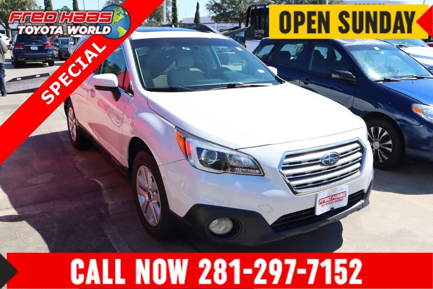 2015 Subaru Outback 2.5i Premium — SUV — 132,377 mi — Spring, TX
