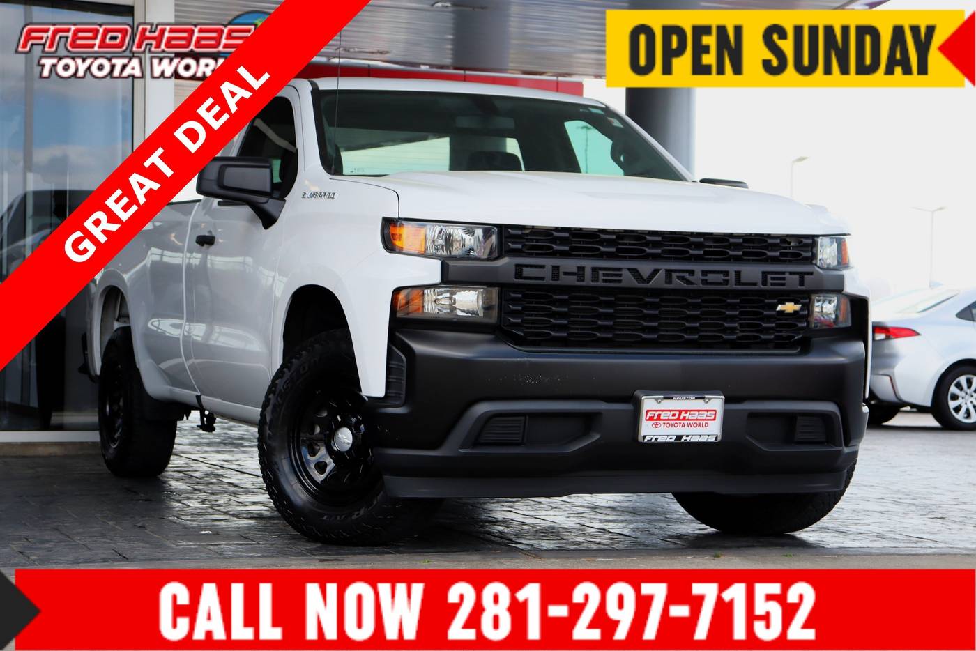 2019 Chevrolet Silverado 1500 WT — Pickup Truck — 15,876 mi — Spring, TX