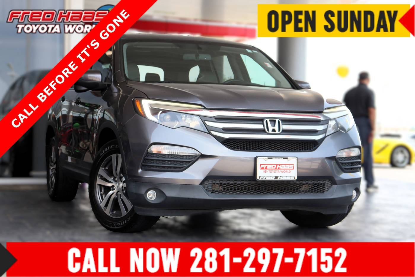 2016 Honda Pilot EX-L — SUV — 141,590 mi — Spring, TX
