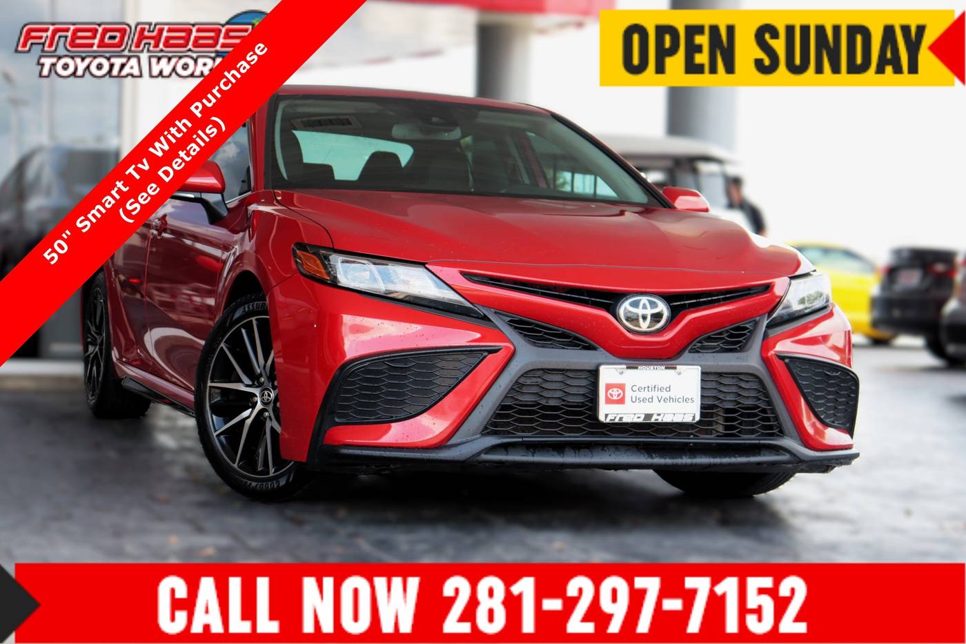 2021 Toyota Camry SE — Sedan — 66,909 mi — Spring, TX
