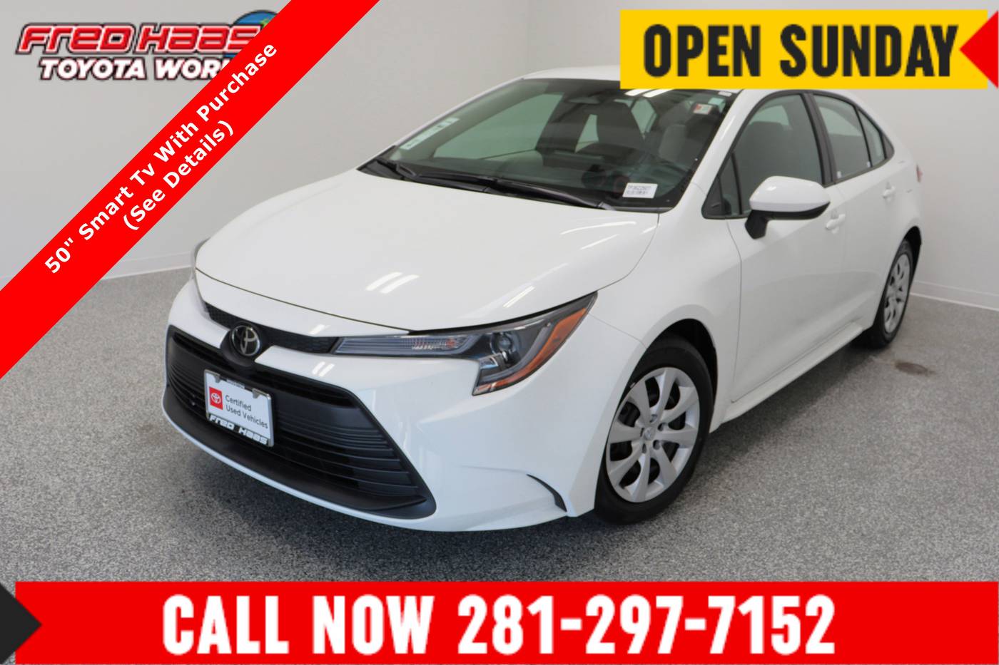 2026 Toyota Corolla LE — Sedan — 31 mi — Spring, TX