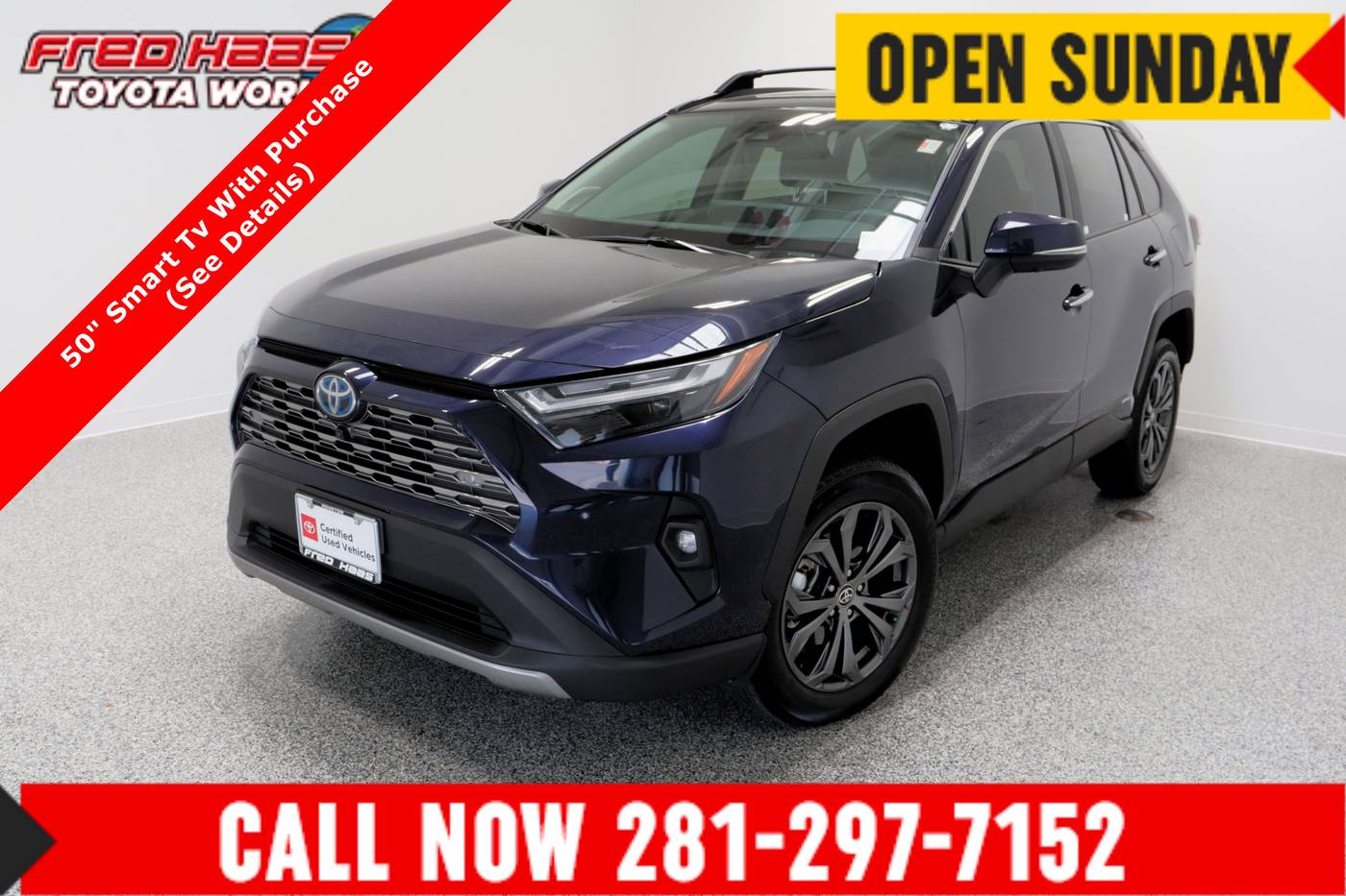 2023 Toyota RAV4 Hybrid Limited — SUV — 15,918 mi — Spring, TX