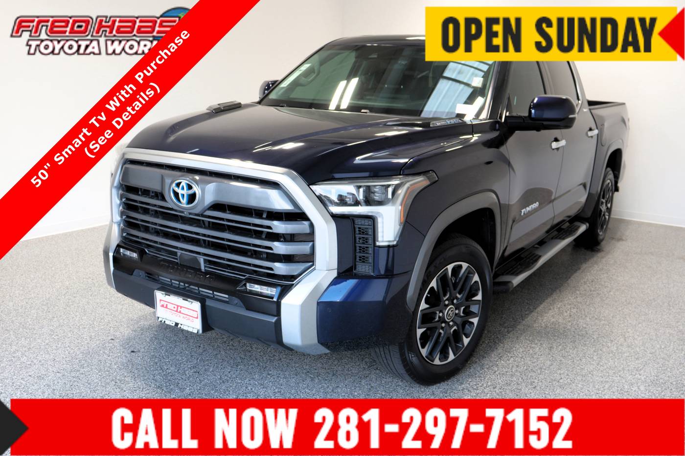 2023 Toyota Tundra Hybrid Limited — Pickup Truck — 31,650 mi — Spring, TX